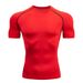 In Stock Fitness Clothing Men Sports Tight Short Sleeve Quick Dry Elastic Running T-Shirt Compression Cycling Basketball_desvips.com