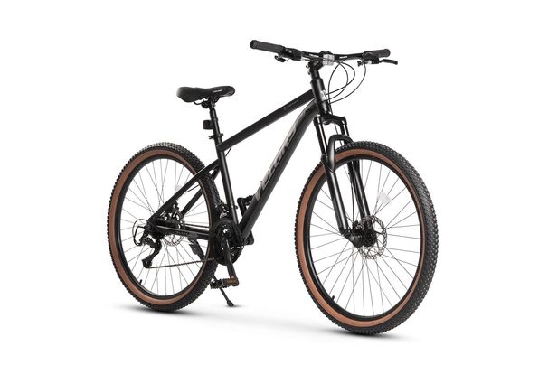 Velors 27.5 Zoll Mountainbike,21-Gang Schaltung,Doppel-Scheibenbremsen,100mm Federgabel,Doppelwandige Felgen,für Erwachsene 160-175 Cm,85% Vormontiert_desvips.com