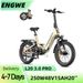 ENGWE L20 3.0 Pro Folding E-Bike 20'' 250W 100Nm Mid-drive Motor Electric Bicycle With 48 V 15 Ah Battery_desvips.com