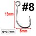 20 Or 100 Pcs Big Eyelet Fishing Hook Single Crank Hook Fishhook Fish Hook For Crankbiat Minnow Wobblers Lure Bait_desvips.com