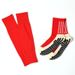 Soccer Grip Set With Thickened Mid Length Anti Slip Adhesive Socks For Leg Protection_desvips.com