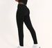Women's High Waisted Denim Yoga Pants Slimming Hip Lifting Tummy Controlling Double Pocket Cropped Fitness Pants_desvips.com