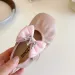 Girls Flats 2025 Fashion Infant Bow Little Kids Soft Sole Pleated Casual Shoes Cutefeet for Toddler Party Wedding Sizes_desvips.com