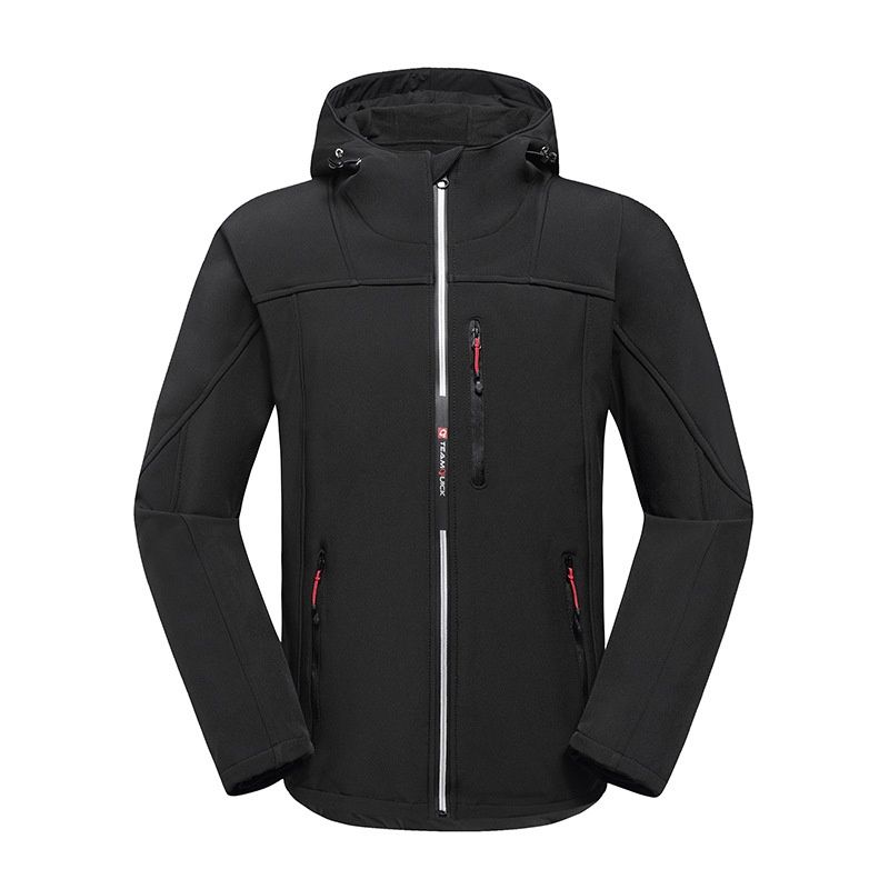 New Releases In December Outdoor Soft Shell Jacket For Men, Cycling, Fishing, Hooded, Skiing, Windproof, Water-Resistant, Warm, Mountaineering,_desvips.com
