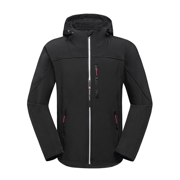 New Releases In December Outdoor Soft Shell Jacket For Men, Cycling, Fishing, Hooded, Skiing, Windproof, Water-Resistant, Warm, Mountaineering,_desvips.com
