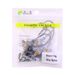 5PCS/Big Eyes High Strength Jig Head For Worm Lure Swimbait Hook For Seawater Freshwater Fishhook Fishing Tackle_desvips.com