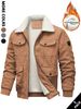 Men's Corduroy Jacket, Durable Wear-Resistant, Versatile Easy To Match, Suitable Wear The Workplace, Light Outdoor_desvips.com