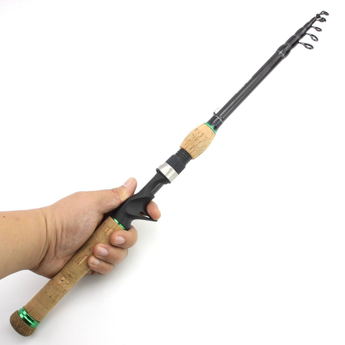 Carbon Shrinking Lure Rod With Extended Cork Handle Super Hard European And American Popular Sea Bass Black Fish Fishing Rod_desvips.com
