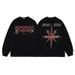 American Style Letter Print Short Long Sleeve Unisex Summer Ins Street Loose Versatile Couple Tops_desvips.com