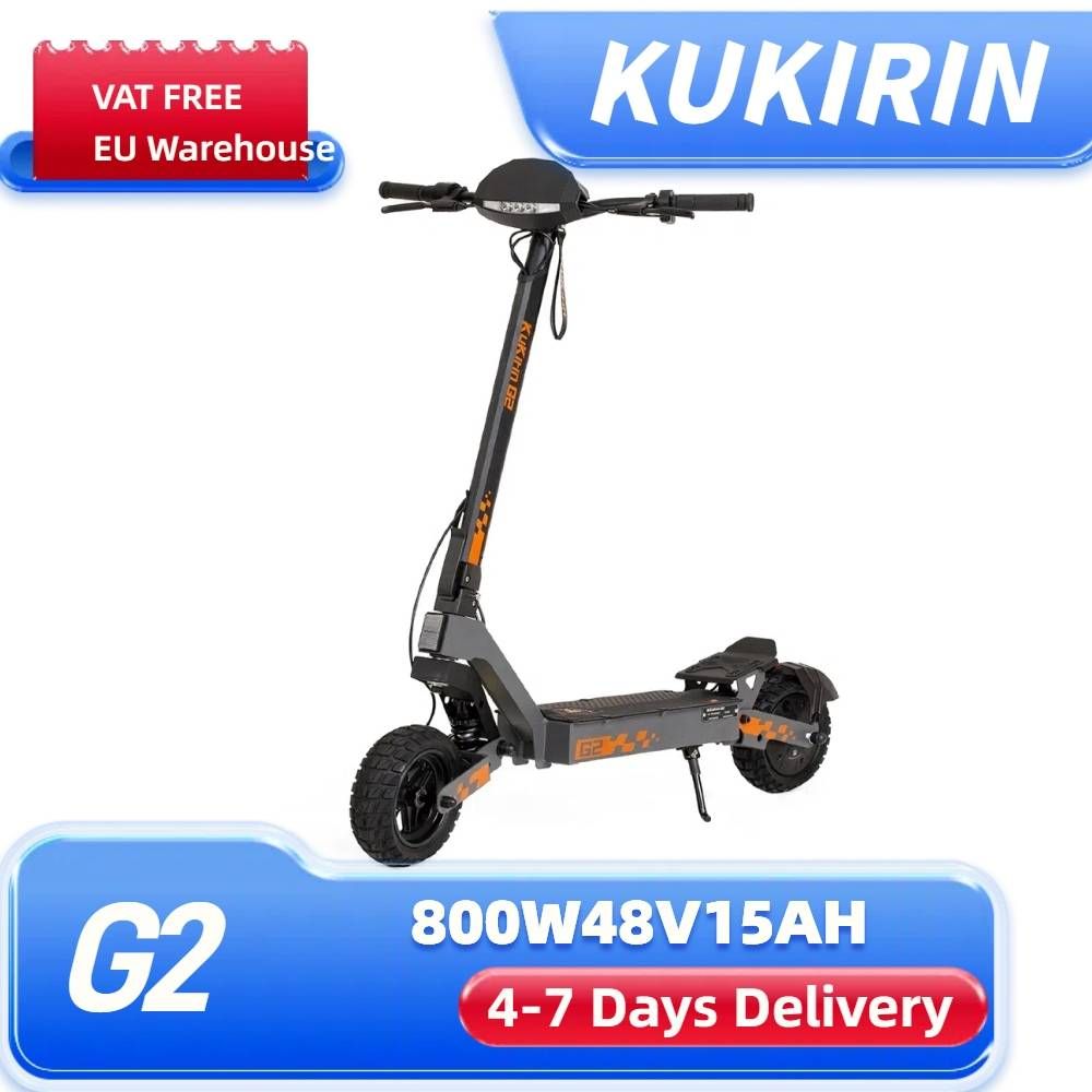 Kukirin G2 Foldable Electric Scooter 800W Motor 48V 15Ah Battery 10-inch_desvips.com