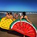 Inflatable Watermelon Pool Float - Giant Fruit-Shaped Lounger For Adults, Summer Water Fun_desvips.com