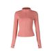 Women's Long Sleeved Running Top Quick Drying High Elastic Fitness Yoga Jacket Tight Fitting Breathable Sports Sunscreen for Autumn Winter_desvips.com