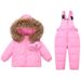 Children's Down Jackets, Thick And Warm Ski Suits, 1 6 Jackets/ski Suits_desvips.com