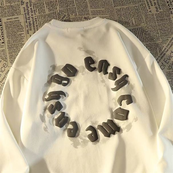 American Hip Hop Trendy Brand Sweatshirt For Women Loose Fit Ins Style Thin Oversize Fleece Jacket_desvips.com