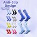 Professional Anti-Slip Sports Socks for Competition And Training Mid-Calf Soccer Socks with Terry Cloth Sole Thick Rubber Construction_desvips.com