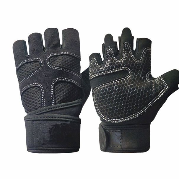 Fitness Men Half Finger Thin Breathable Dumbbell Equipment Horizontal Bar Non-Slip Wear-Resistant Wrist Support Women_desvips.com