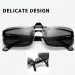 4 Color Grey Lenses Polarized Sunglasses Clip On Flip Up UV 380 Driving Fishing Night Vision Glasses Clips_desvips.com