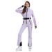 001 New Women's Suit One-Piece Professional Waterproof Warm Slim Fit Double Board American Style Cross-Border Ski Jacket And_desvips.com