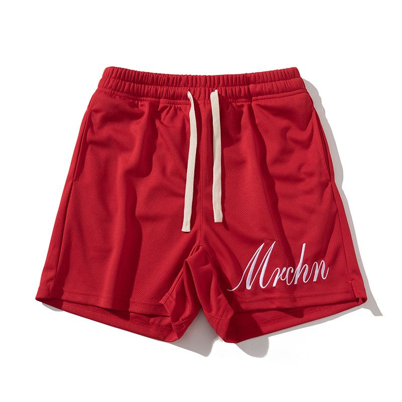 Basketball Shorts New Style Four Point Pants Summer Wear Simple Embroidered Letters Casual Sports Pants Not Above The Knee Shorts Training Pants_desvips.com