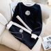 elegant knit twopiece set women's fall winter turtleneck sweater & midi skirt outfit slim fit button down cardigan & aline skirt_desvips.com
