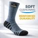 8 Pairs Mens Crew Long Calf Cushioned Socks For Sports Running Workout Gym Work Athletic_desvips.com