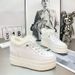 New Genuine Leather White Women, 8Cm Height Increasing Platform Shoes, Winter Fleece-Lined Thick-Soled Fur Shoes_desvips.com