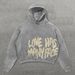 Outerwear Youth Trendy Letter Casual Loose Daily Korean Style Sweatshirt Dopamine New Stylish_desvips.com