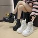 Fashion Women's Boots 2025 New Gothic Style Platform Vampire-Cosplay Boots Women Wedges Comfy Women Motorcycle Boots Woman Shoes_desvips.com