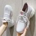 Popular Autumn Sports Women, Stylish And Versatile, Elastic Student Version, Fly-knit Breathable Ultra-light Running_desvips.com