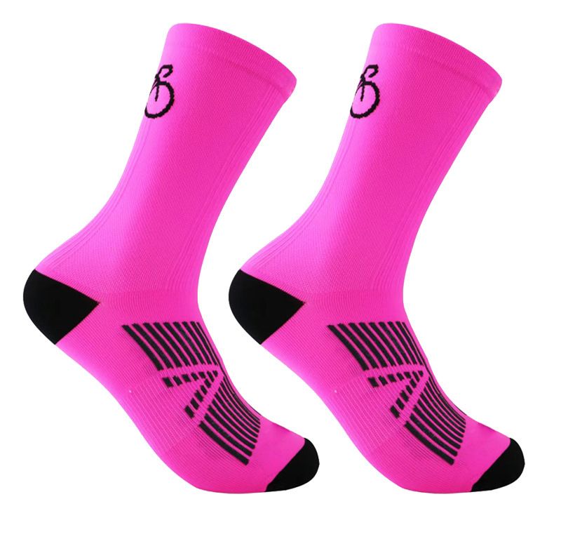 Sports & Outdoor Professional Sports Socks Mid Tube Sweat Absorbent Breathable Cycling Running Hiking Outdoor Cycling Socks_desvips.com