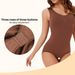 POKARLA Women Slimming Bodysuit Black Brown Color Shapewear Corset Reducing Body Shaper Underwear Tummy Control Panties_desvips.com