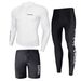 Korean Men's Diving Quick-Dry Sun Protection Jellyfish Surfing Suit Slimming Hot Spring Two-Piece Swimsuit Sleeve Long_desvips.com
