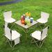 Outdoor Folding Portable Leisure Backrest Fishing Road Trip Camping Equipment Table And Chair Set Wholesale_desvips.com