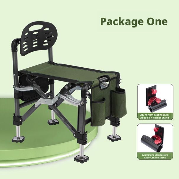 New Seat, Foldable Portable Slide Chair, All-terrain Fishing Chair_desvips.com