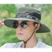 Men's Fishing Protection Summer UV Protection, Agricultural Hiking Sun Hat, Wide Brim Fisherman's Hat_desvips.com