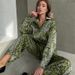 Women's Clothing fashion casual suits leopard print spring ladies long sleeved trousers women's two piece suit_desvips.com