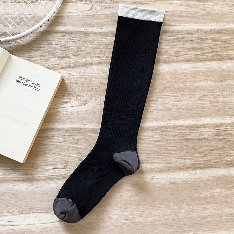 New Green Pink Series Pressure Sports For Women Fiess Running Jump Rope Yoga Long Tube Compression Seamless Calf Socks_desvips.com