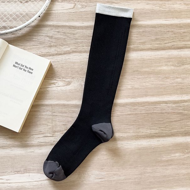 New Green Pink Series Pressure Sports For Women Fiess Running Jump Rope Yoga Long Tube Compression Seamless Calf Socks_desvips.com