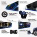 Elektromobil Für Senioren,300W-Motor,136 Kg Tragfähigkeit,25 Km Reichweite, Um 360° Drehbare Kopfstütze, Kein Führerschein Erforderlich.-MAX PLUS BLUE_desvips.com
