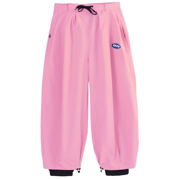 Unisex Waterproof Ski Pants For Men & Women - Windproof Snowboard Pants With Thermal Insulation, Lightweight & Durable For Winter Sports (Pink)_desvips.com