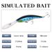 Long Tongue Board Floating Water Lure Minnow 13.8cm14.5g Silver Reinforced Double Hook Bait Sea Fishing Products_desvips.com