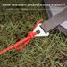 Outdoor reflective tent rope wind rope buckle awning wind rope 4m thick pole fixed rope camp rope adjustment rope_desvips.com