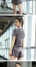 Slimming Short Sleeve + Shorts Sport Set, Breathable Quick-Dry For Fitness & Daily Wear_desvips.com