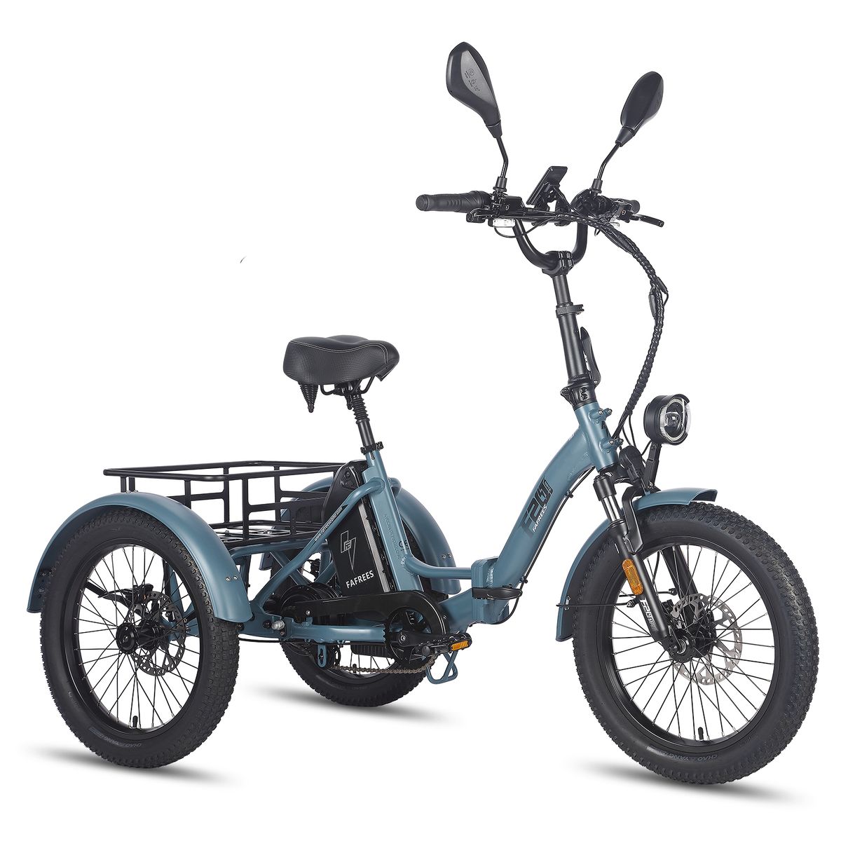 Fafrees F20 Mate Electric Cargo Tricycle 48V 21Ah Battery With L2e-P Certified_desvips.com