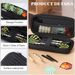 X1 With Zipper EVA Hard Shell Storage Box 3-Grid Protection Bag Dart Maintenance Accessories Leisure Case_desvips.com