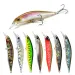 1 Pcs 85mm 8g Minnow Lures Fishing 9 Colors Suspending Wobbler Swimbait 3D Eyes Treble Hooks Artificial Bait Tackle Accessories_desvips.com
