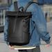 New Shoulder Bag Men's Senior Sense Of Business Computer Outdoor Leisure Rolled Edge Travel Backpack Fashion Commuting_desvips.com