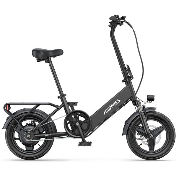 HillMiles Mile 1 Urban Commuter Electric Bike 250W Motor 36V 10.4AH Battery Electric Bicycle 14"City Tire Folding E-Bike_desvips.com