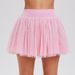 COSLEAF Women's Anti-Exposure Tulle Puff Skirt, Elastic Waist Pleated Sports Skirt For Tennis Golf Yoga Fitness, 8 Color Options_desvips.com