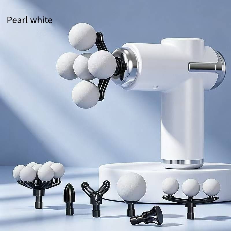 Deep Tissue Massage Gun, 6 Speed Percussion Muscle Massager With Multiple Massage Heads, Type‑C Rechargeable For Gym Office Home Muscle Relief_desvips.com